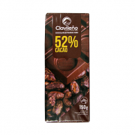 Шоколад черный "Clavileno" 52% какао 150 г