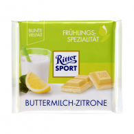 Шоколад белый Ritter sport "Йогурт с лимоном" 100 г