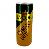 Холодна кава Якобс айспресо лате Jacobs icepresso latte ж/б 250ml