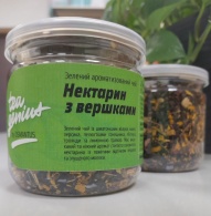 Зелений чай Нектарин з вершками 80 г БП. Изображение №2