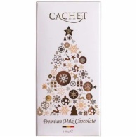 Шоколад молочний Cachet Christmas Edition White 100 г Шоколад молочний Cachet Christmas Edition White 100 г