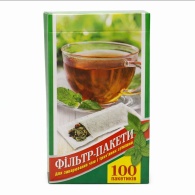 Фільтр-пакети для чаю Єко 6.5х13 см 100 шт. (100288)