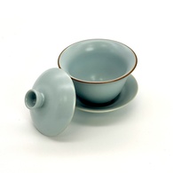 Гайвань фарфорова 170 мл Піднебесна блакитна. Изображение №3 Гайвань фарфорова 170 мл Піднебесна блакитна. Изображение №3