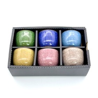 Набір із 6 керамічних піал Року-100 з подарунковою коробкою. Изображение №4