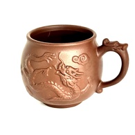 Набір з 2-х кружок Лун-дракон , світлий, 200 мл - глиняний посуд з фентезійним дизайном.. Изображение №3 Набір з 2-х кружок Лун-дракон , світлий, 200 мл - глиняний посуд з фентезійним дизайном.. Изображение №3