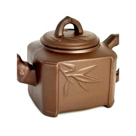 Чайник глиняний Гілка бамбуку, світлий, 450 мл. Зображення №2