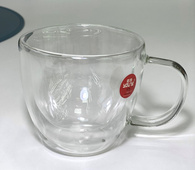 Кружка подвійне скло «Капуч-105» 350 мл