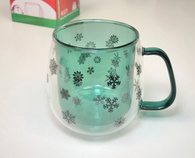 Кружка подв скло «Зимове небо», 350 мл
