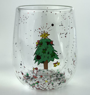 Піала подв скло 300 мл «Зимове свято 1»