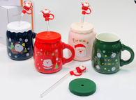 Кружка з кр і лож «Санта 2024», 460 мл