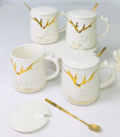 Кружка з кр і лож «Milu deer» 400 мл