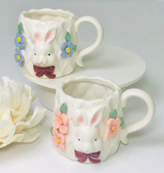 Кружка «Кролик і квіти», 330 мл. Зображення №2
