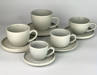 Набір 420 ml 6 чашок з блюдцем капуч «Крімі-дот». Зображення №2