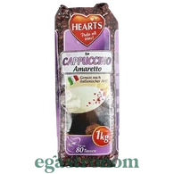 Капучино амаретто Хертс Hearts amarettо 1kg 10шт/ящ