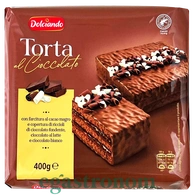 Торт шоколадний Дольчіандо Dolciando chocolato 400g 6шт/ящ
