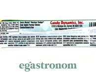 Жувальна полоска зі смаком яблука Токсік Вейст Toxic Waste 20g 50шт/ящ. Изображение №2