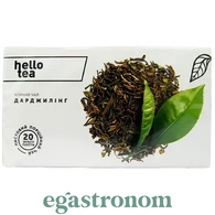 Чай крупнолистовий в пакетиках чорний дарджилінг Хелло Ті Hello Tea 20пак 60g 20шт/ящ
