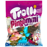 Желейки пінгвіни Троллі Trolli pingummi 150g 20шт/ящ