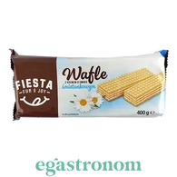 Вафлі вершкові Фієста Fiesta smietanka 400g 12шт/ящ. Изображение №2