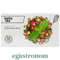 Чай крупнолистовий в пакетиках трав’яний зелена м’ята Хелло Ті Hello Tea 20пак 60g 20шт/ящ