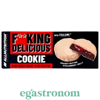 Печиво без цукру з полуничним джемом ОллНутрішн AllNutrition 128g 14шт/ящ