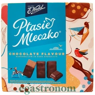 Цукерки пташине молоко чорний шоколад Е. Ведель E. Wedel chocolate flavour 340g 18шт/ящ