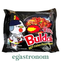 Локшина швидкого приготування зі смаком курки гостра Булдак Buldak 140g 40шт/ящ