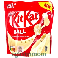 Драже білий шоколад кіт кат Нестле Nestle kit kat ball white chocolate 140g 15шт/ящ