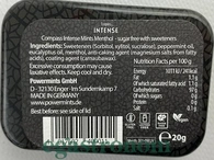 Льодяники чорний ментол Компас Compass black menthol mints 20g 12шт/уп 8уп/ящ. Изображение №2