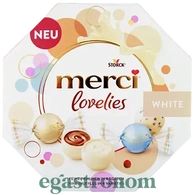 Цукерки білі Мерсі Merci white 185g 7шт/ящ
