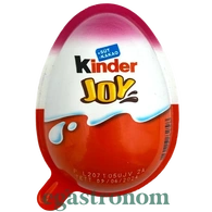Шоколад з сюрпризом рожевий Кіндер Джой Kinder Joy 20g 24шт/пач 6пач/ящ