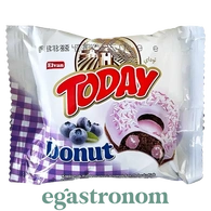 Пончик з чорничною начинкою Тудей Today 50g 24шт/ящ