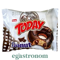 Пончик з шоколадною начинкою Тудей Today 50g 24шт/ящ