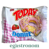 Пончик з полуничною начинкою Тудей Today 50g 24шт/ящ
