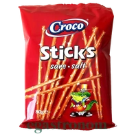 Печиво соломка солена Кроко Croco sticks 80g 32шт/ящ