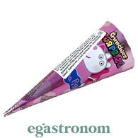 Вафельний ріжок із сюрпризом Свинка Пеппа Релкон Rellkon Peppa Pig 25g 12шт/пач 8пач/ящ