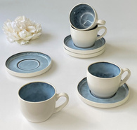 Набір 4 п чаш з блюдцем кава 300 мл «Симфоні»