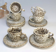 Набір 6 чашок 100 мл з блюдцем еспресо «Нормандія»