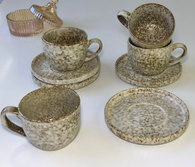 Набір 4 чашки 320 ml з блюдцем кава/чай «Нормандія»