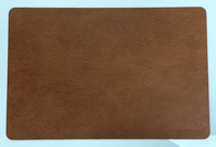 Підтарільник 45x30 см «Leather, коричневий (прорезинений)