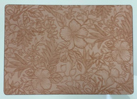 Підтарільник 42,5x30 см «Панно» рожевий (прорезинений)