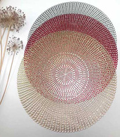 Підтарільник 40 см «Перфорація» в асс., (червоний, рожеве золото)