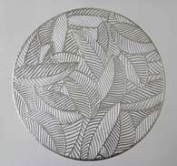 Підтарільник 38 см «Осінь», срібний