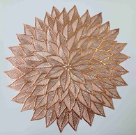 Підтарільник 38 см «Квітка-проксі-2», рожеве золото