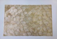 Підтарільник 30x45 см «Рибка», золотий