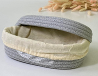 Корзина з кришкою «Булка», 25x15x12