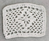 Серветка чайна 10x7 см «Гоcтьова 2», біла