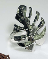 Кільце для серветки «Срібний листок», 6,5x5,5 см