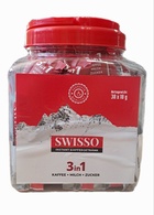 Розчинна кава з молоком та цукром Swisso 3 in 1 Пет Банка 38*18 г