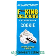 Печиво без цукру з білим шоколадним кремом ОллНутрішн AllNutrition 128g 14шт/ящ. Зображення №2
